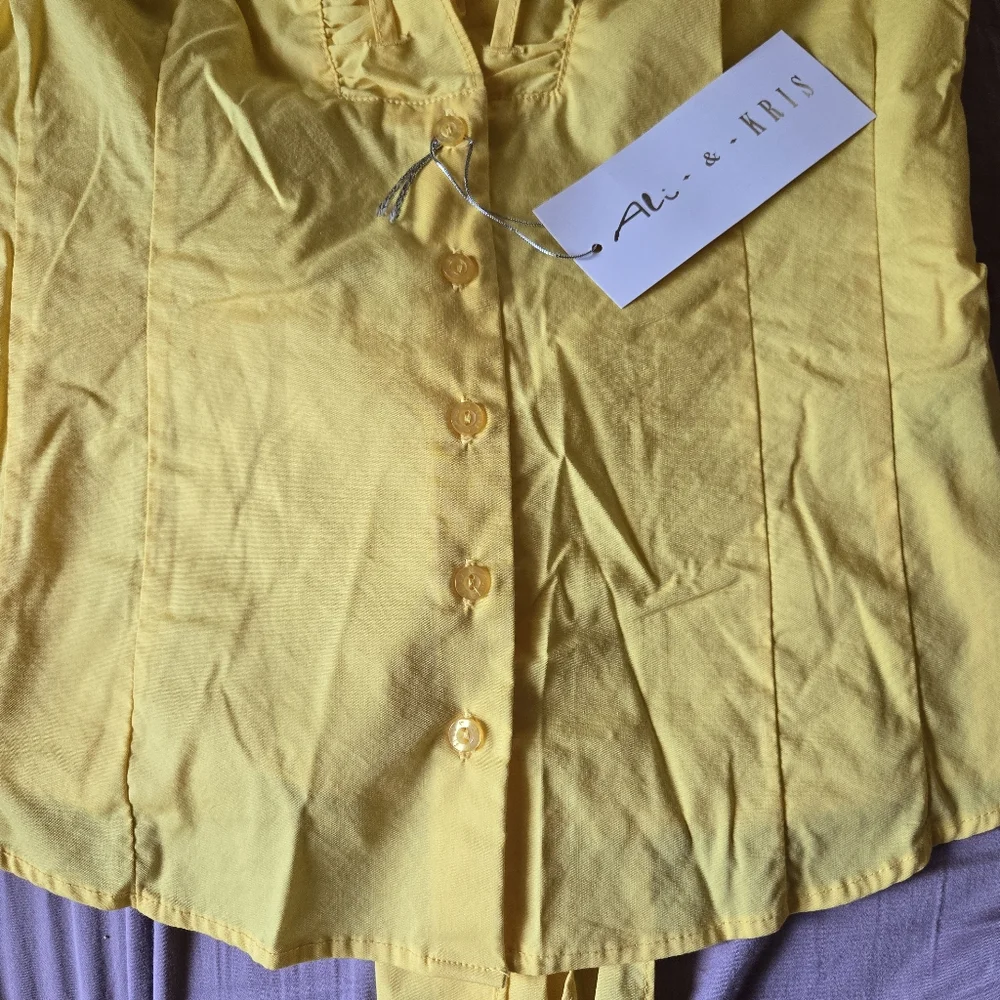 Ali & Kris NWT Ruffle Top, S - Picture 4 of 8